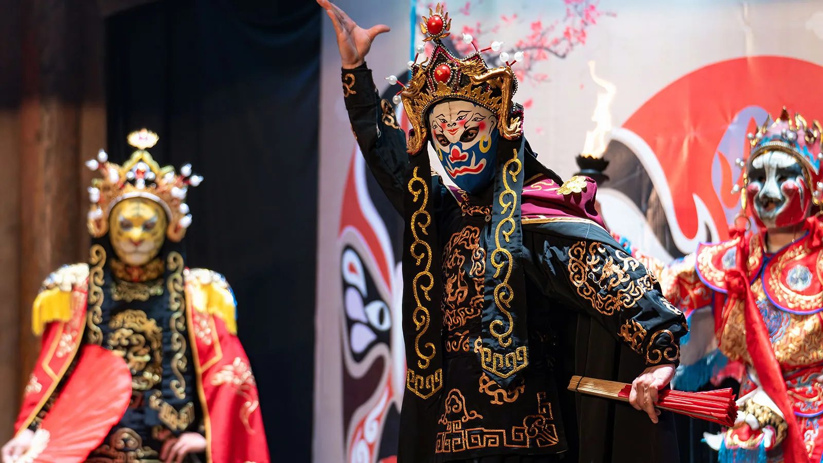 Sichuan Theater Aufführung