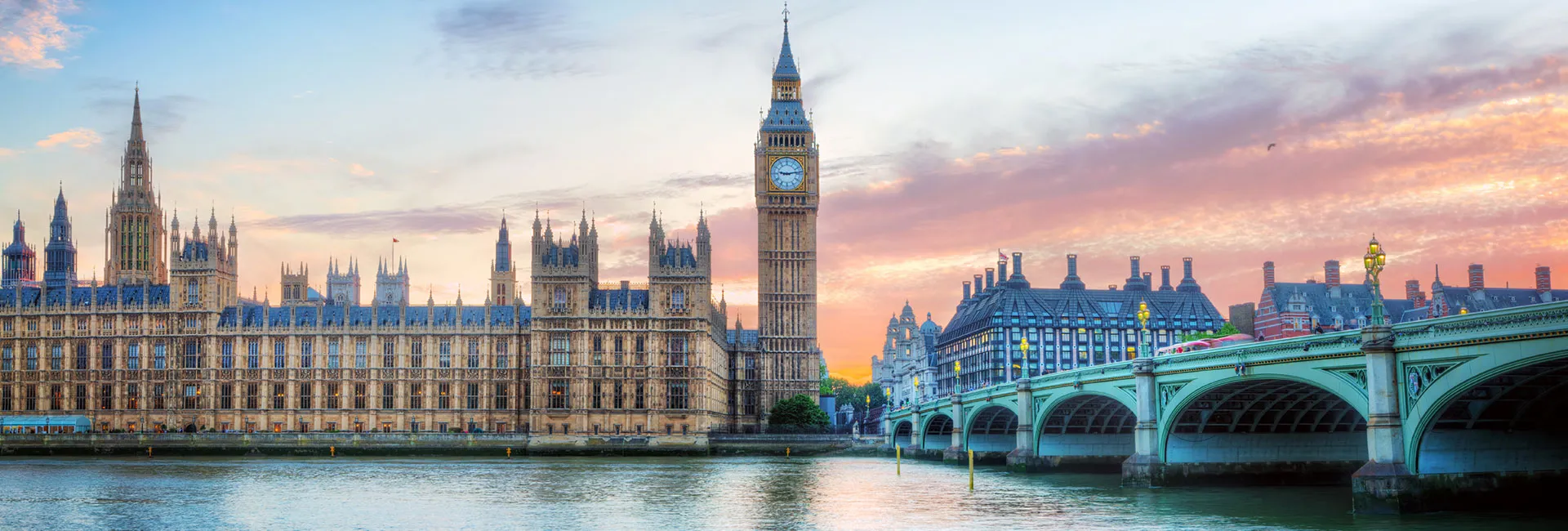 Panorama Blick einer Stadtreise nach London