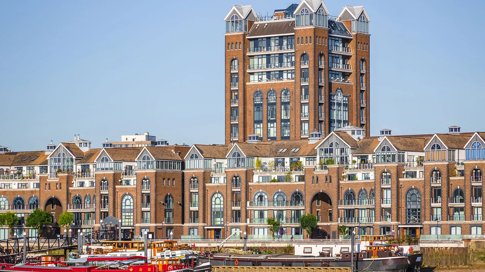 Themsen Ufer in Wandsworth