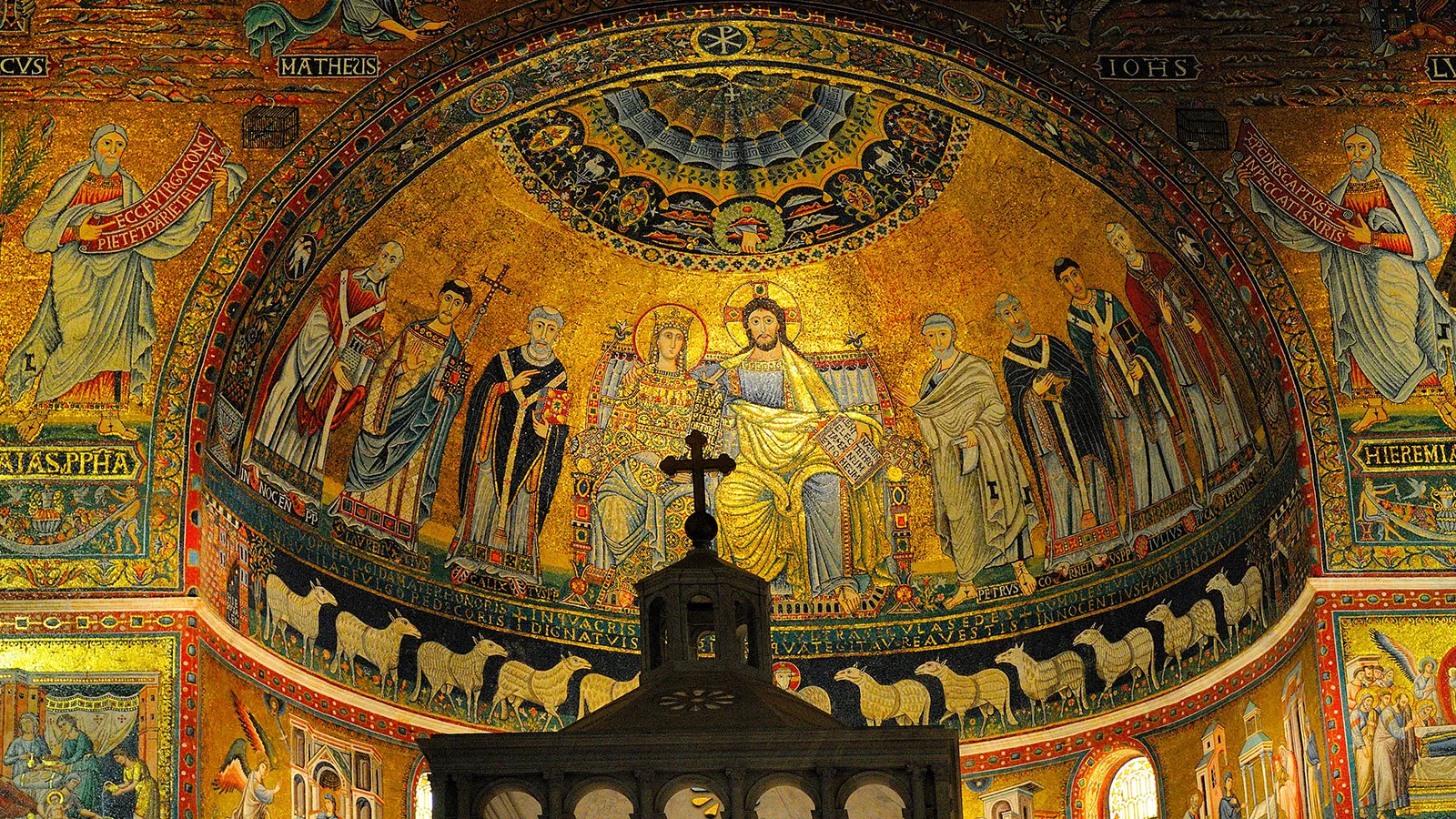 Malerei in der Basilika Santa Maria