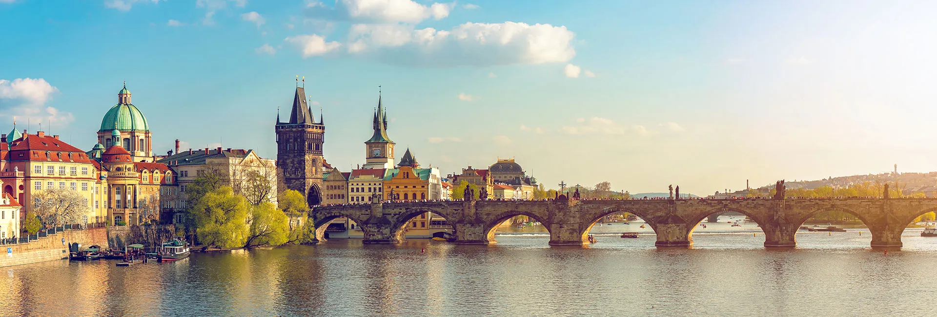 Panorama Blick einer Stadtreise nach Prag