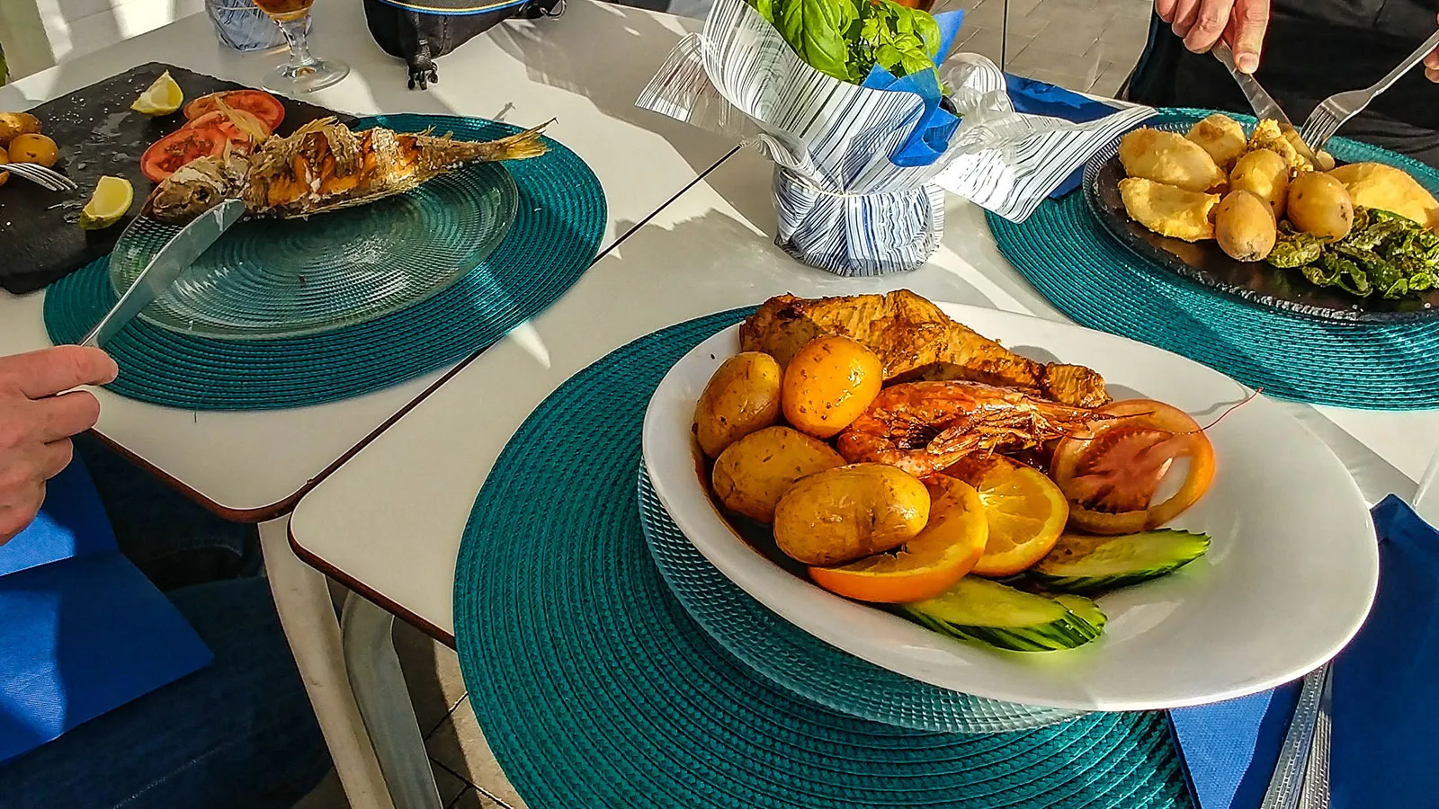 Frischer Fisch aus dem Atlantik bei Gran Canaria