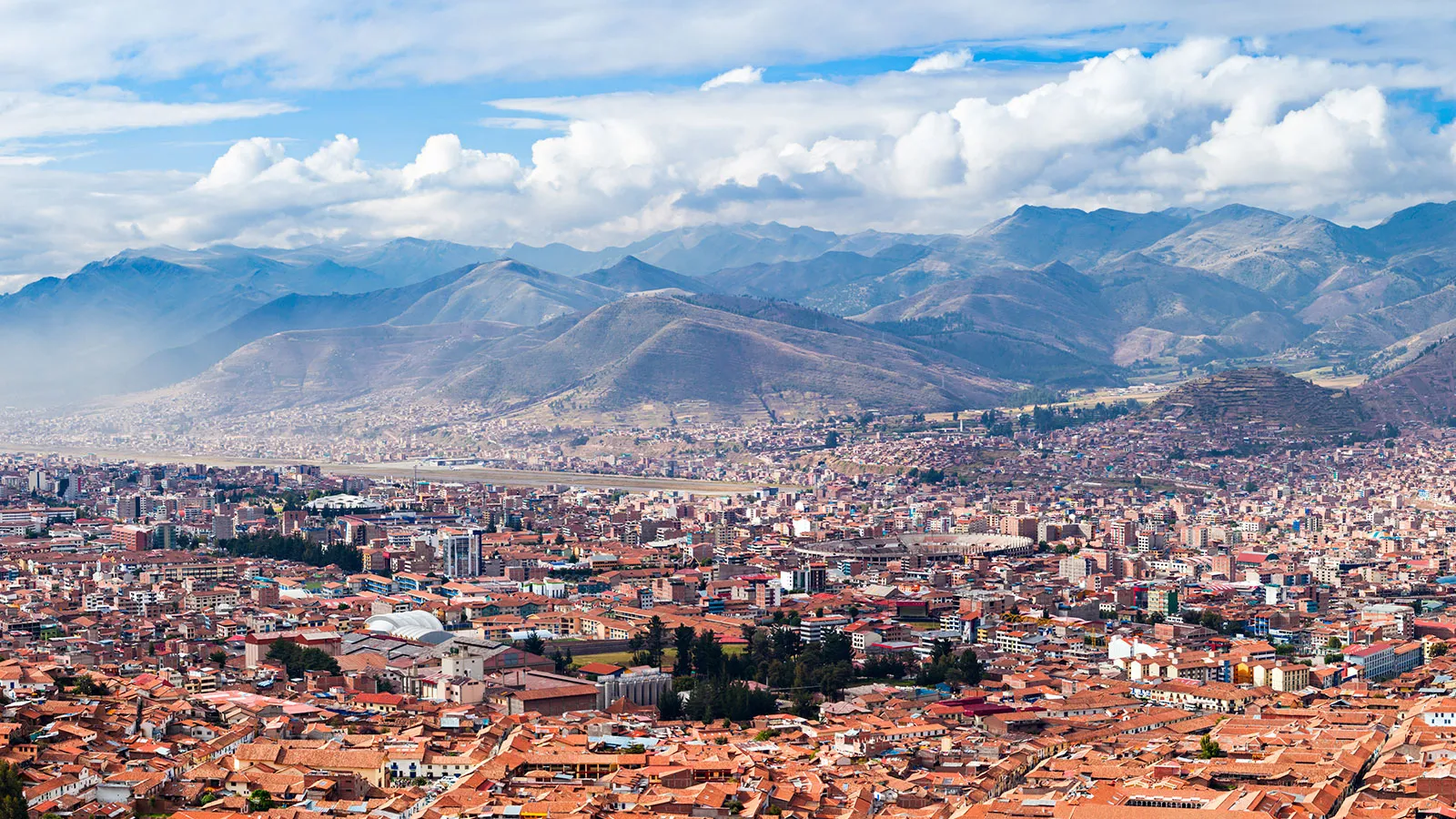 Überblick über die Stadt Cusco