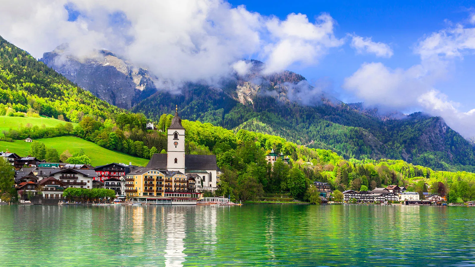 Wolfgangsee im Salzkammergut besuchen auf einer Österreich Rundreise