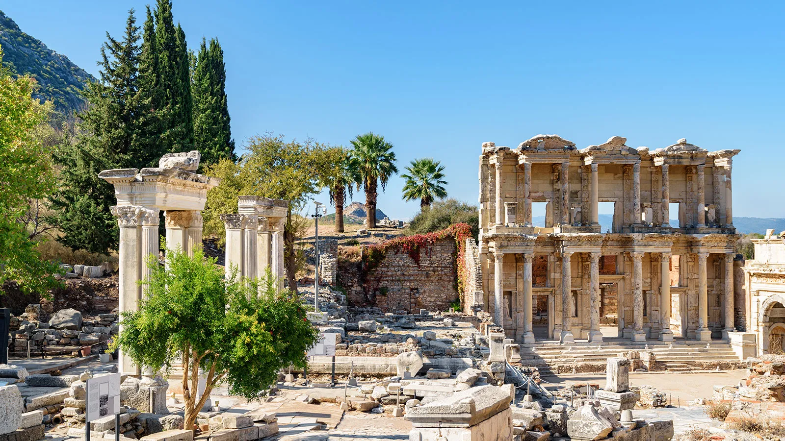 Besuch der ruinen von ephesus