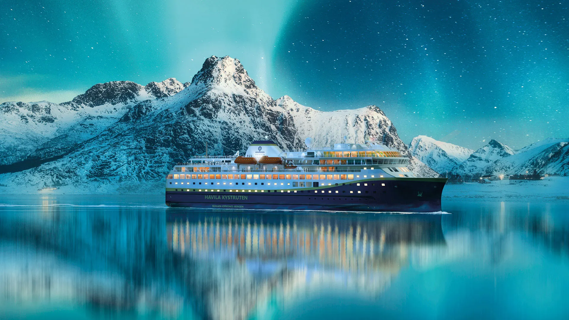 Kreuzfahrt in Norwegen mit Aussicht auf Nordlichter