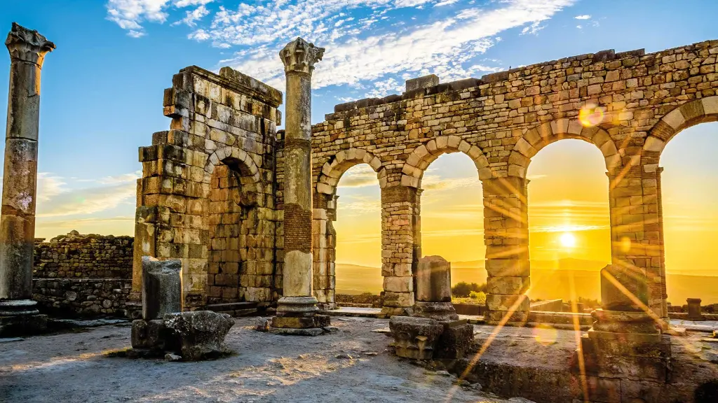 Marokko Magische Welt voller Entdeckungen Ausgrabungen in Volubilis