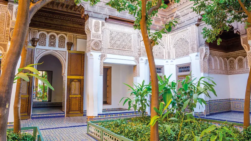 Marokko Magische Welt voller Entdeckungen Innnenhöfe des Bahia Palasts