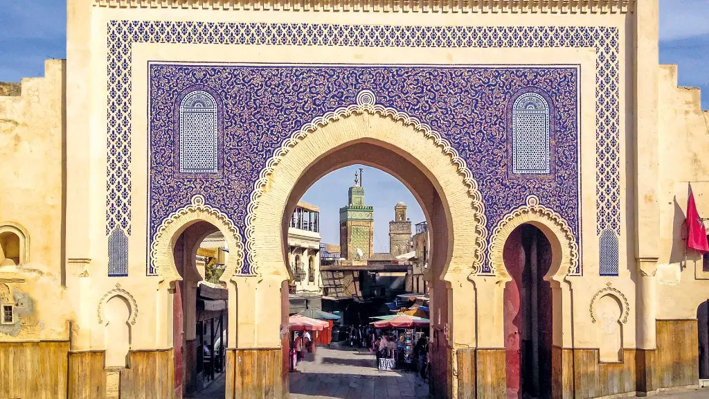 Marokko Magische Welt voller Entdeckungen Das Blaue Tor in Fes