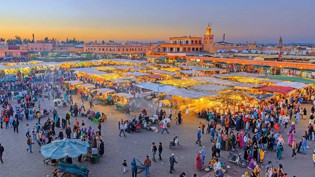 Marokko Magische Welt voller Entdeckungen Jamaa el Fna Platz in Marrakesch