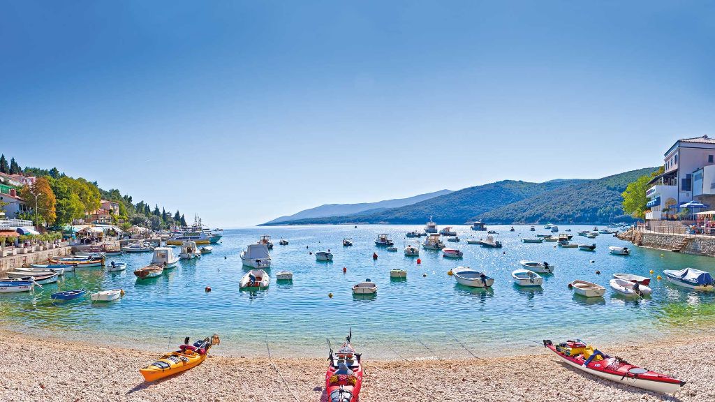 (K)urlaub am Mittelmeer Hafen von Rabac