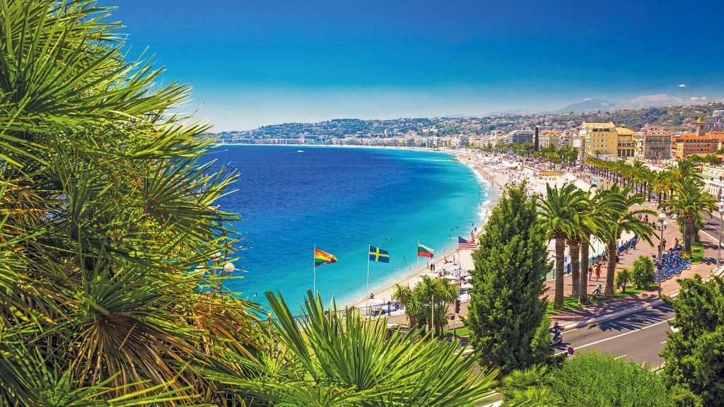 Italien, Frankreich und Monaco  Riviera & Mehr  - Strand von Nizza
