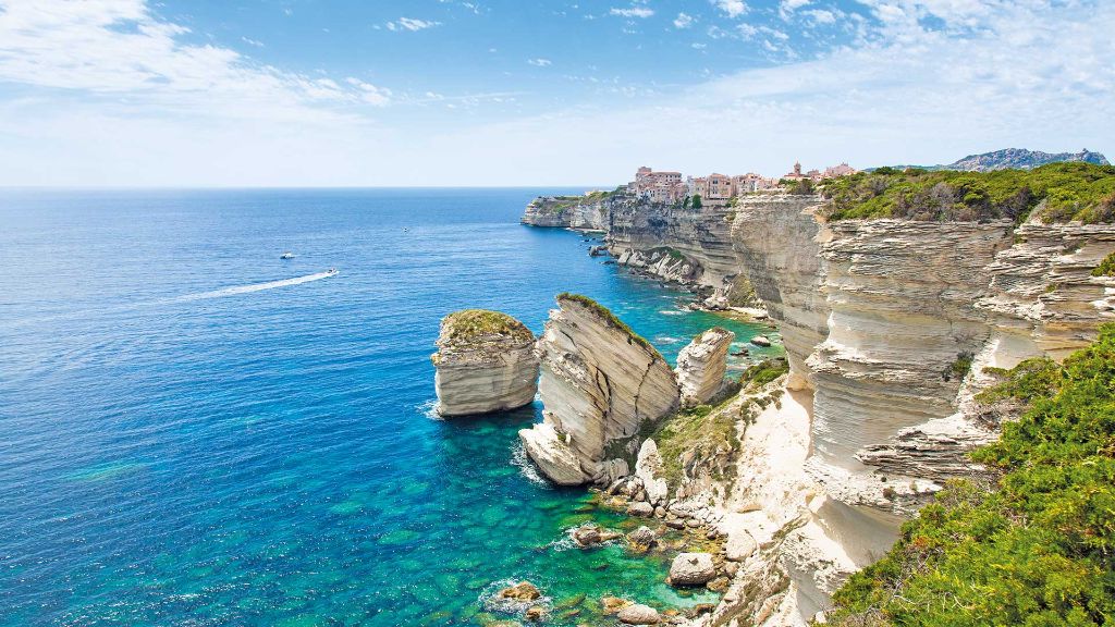 Korsika und Sardinien - Klippen von Bonifacio