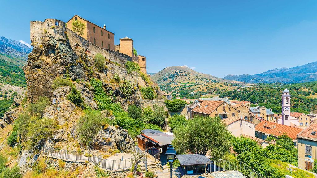 Korsika und Sardinien - Zitadelle in Corte