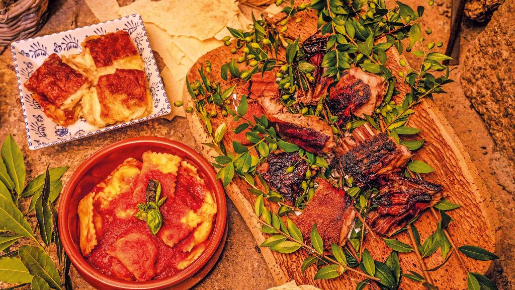 Korsika und Sardinien - Abschiedsessen auf einem Agriturismo