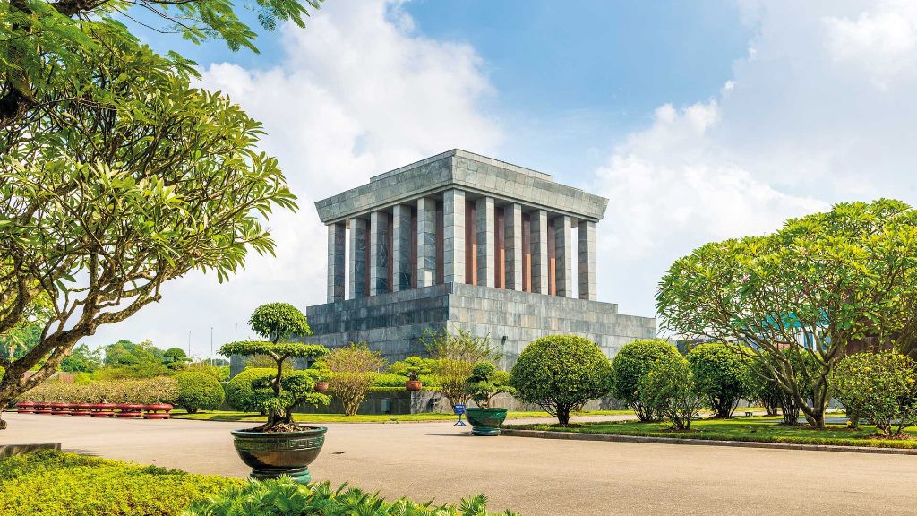 Vietnam und Kambodscha Mausoleum in Ho Chi Minh