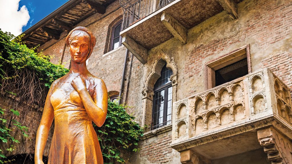 Italien Lagi di Garda-Balkon Romeo und Julia