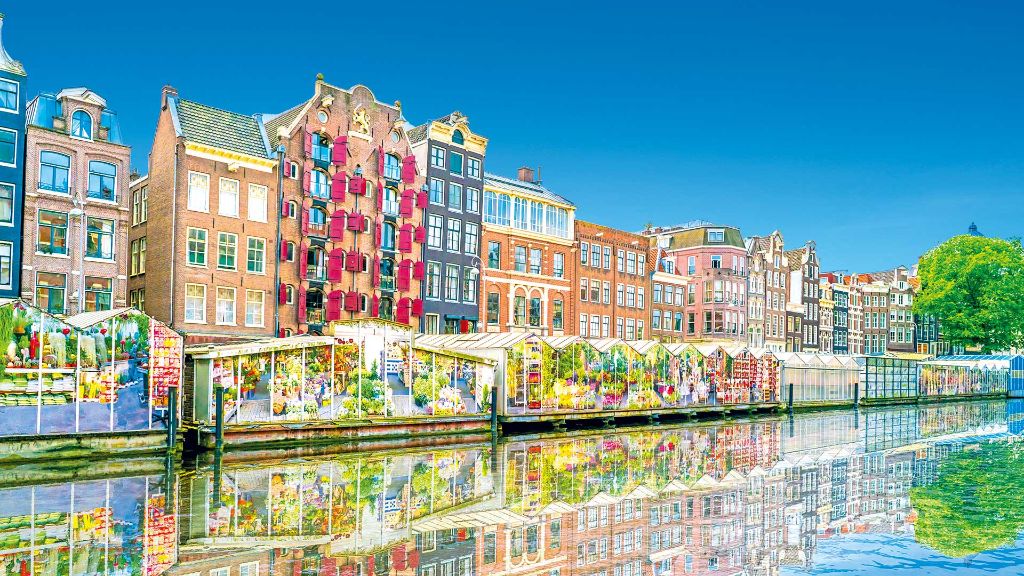 Holland zum Verlieben - Schwimmender Blumenmarkt von Amsterdam