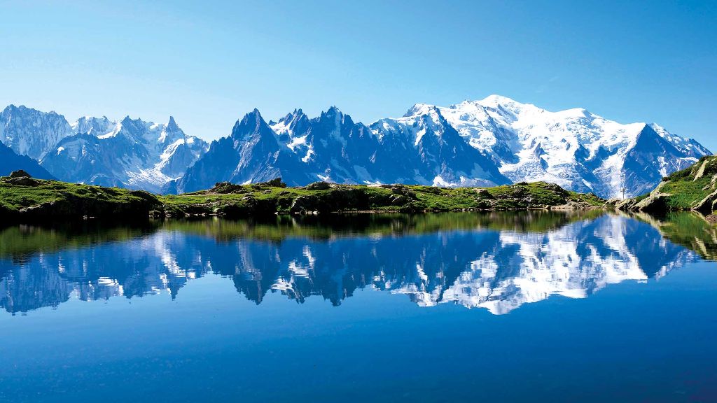 Schweiz Genfer Seenzauber - Mont-Blanc-Massiv