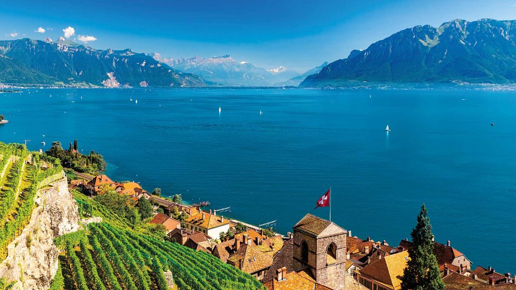 Schweiz Genfer Seenzauber - Weinberge und Panorama am Genfer See
