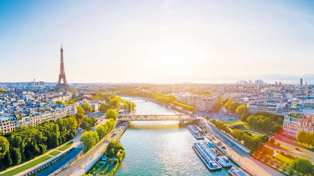 Panoramablick auf Paris