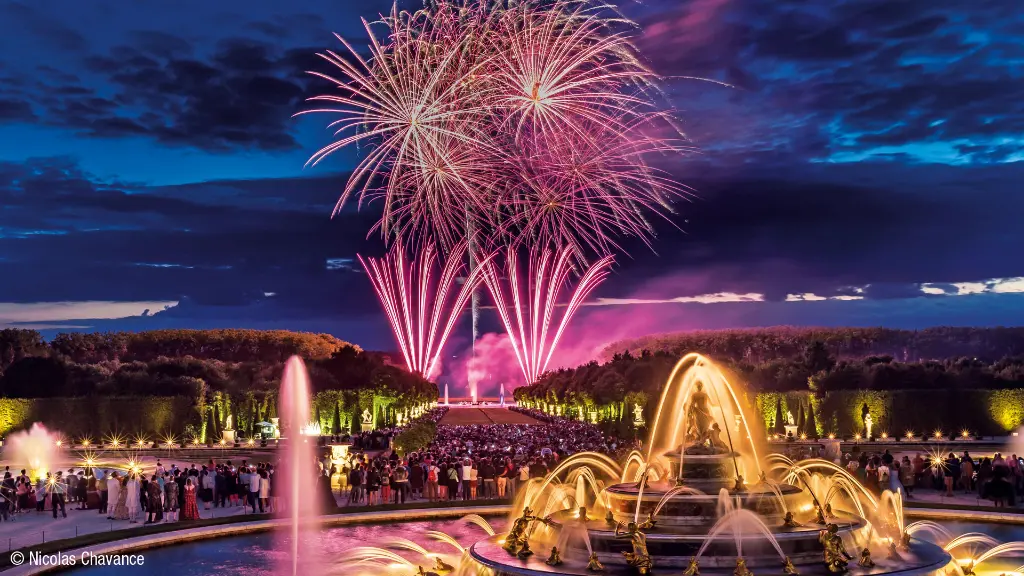 Feuerwerk über Versailles