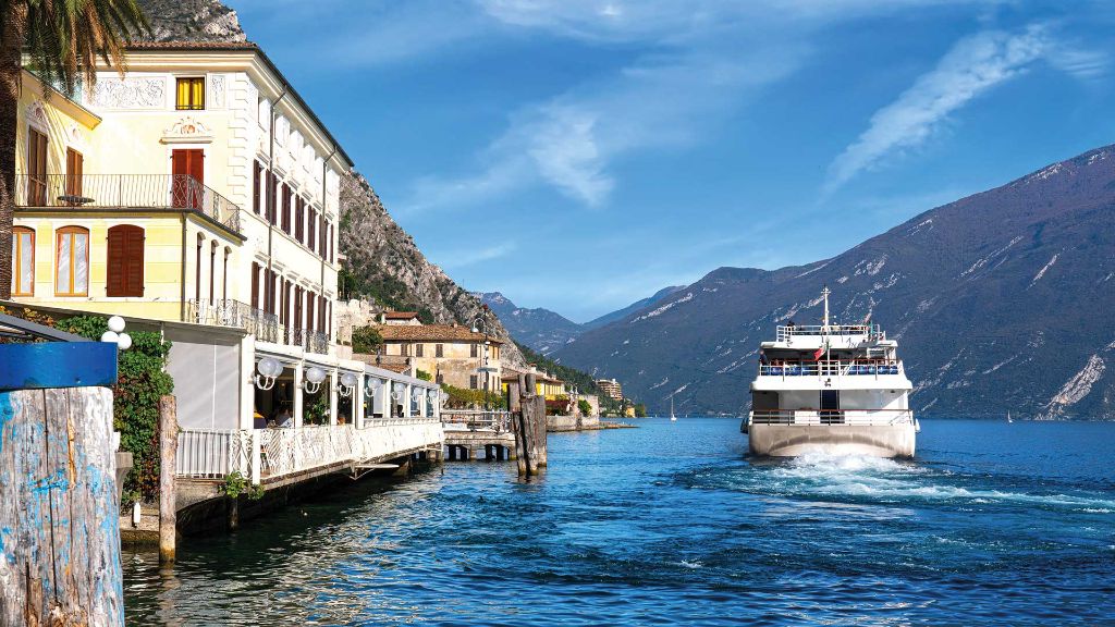 Kurlaub am Gardasee Schiffsfahrt auf dem Gardasee