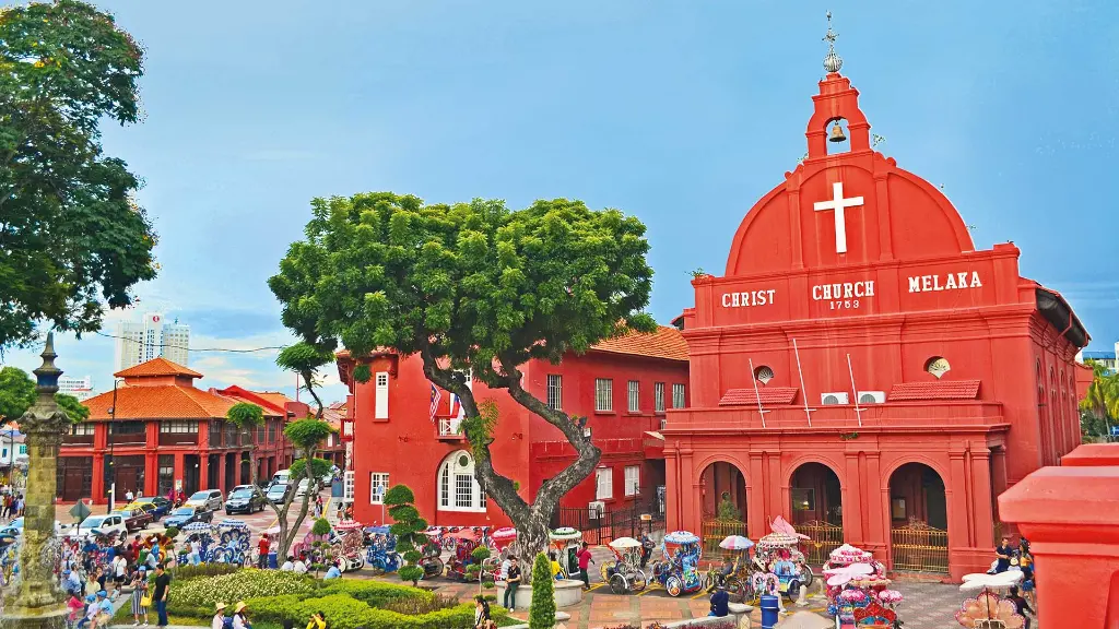 Malaysia & Singapur Christ Church auf dem „Roten Platz”, Malakka