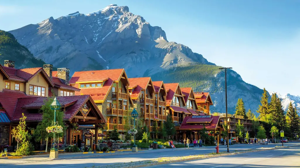 Faszination Westkanada und Alaska - Bergstädtchen Banff