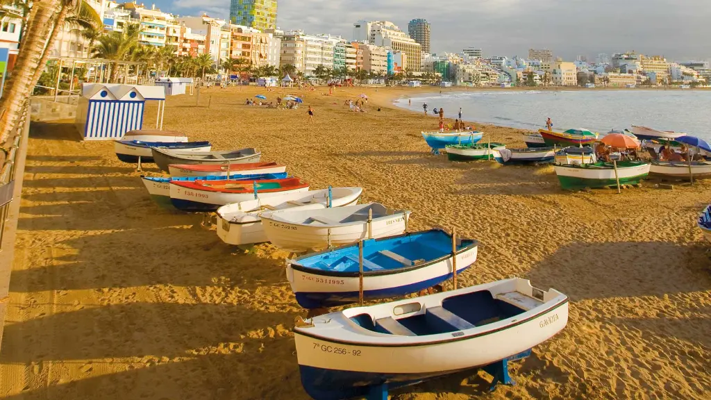 Spanien (K)urlaub auf Gran Canaria - Strand von Las Canteras