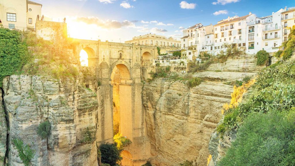 Spanien Glanzlichter Andalusiens - Puente Nuevo Brücke in Ronda