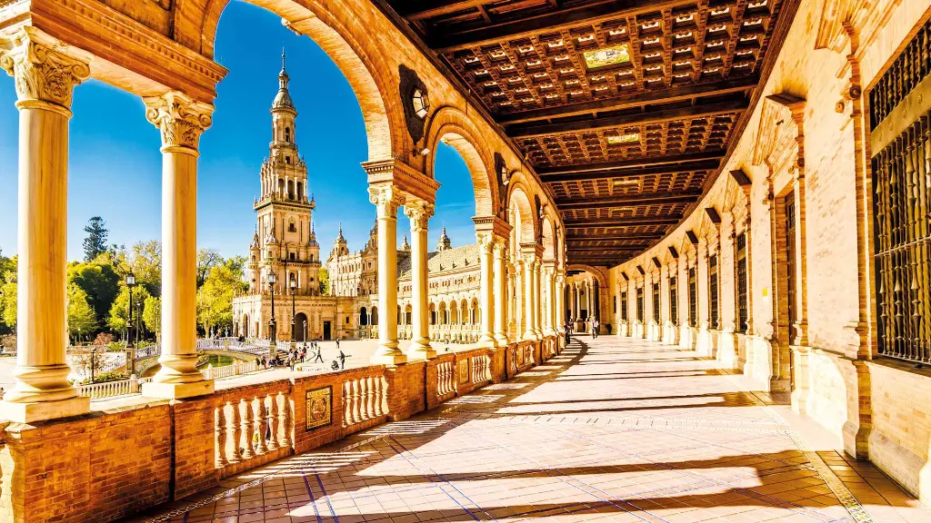 Spanien unterwegs an der Costa de la Luz - Plaza de Espana in Sevilla