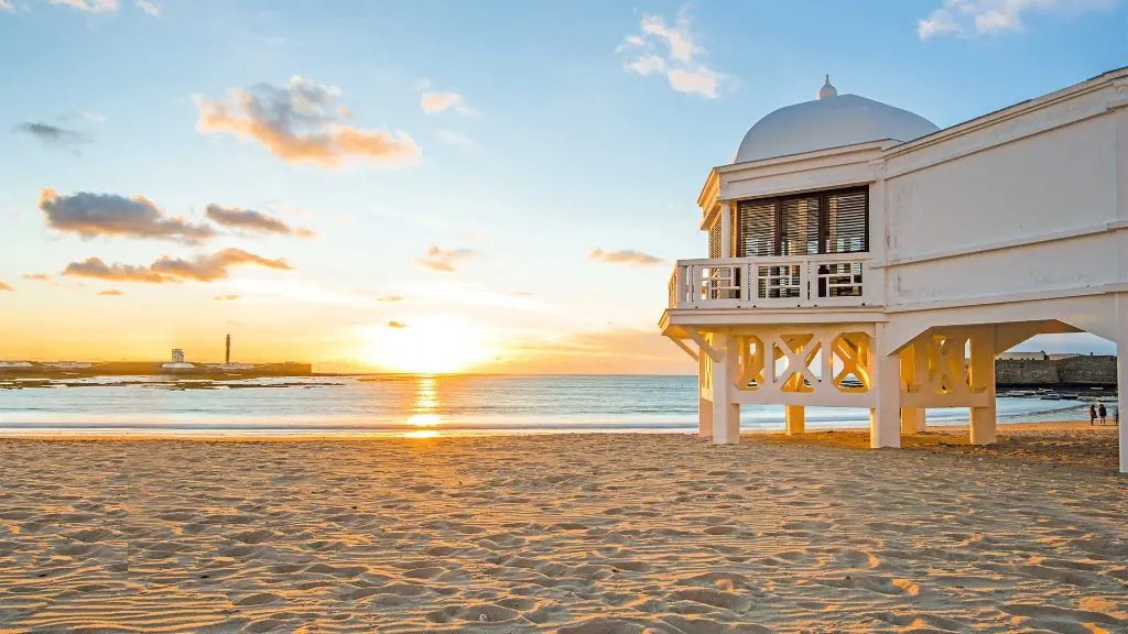 Spanien unterwegs an der Costa de la luz - Strand von Cadiz
