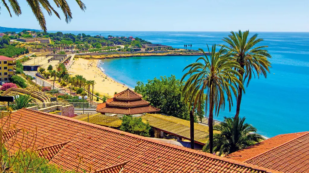 Spanien Kururlaub Costa Dorada - Blick vom Blaco de mediterrani