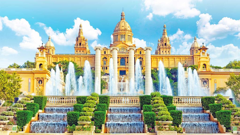 Spanien Kururlaub Costa Dorada - Palast in Barcelona