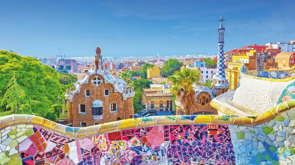 Spanien Kururlaub Costa Dorada - Park Guell