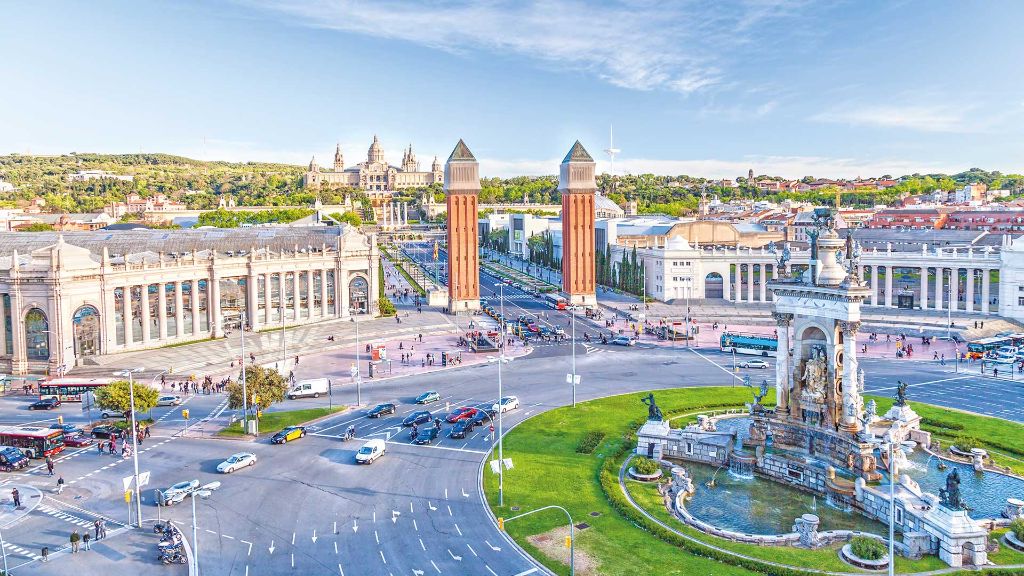 Spanien Kururlaub Costa Dorada -Plaza de Espana