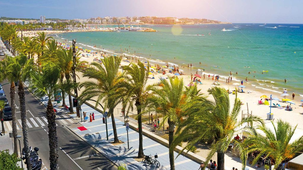 Spanien Kururlaub Costa Dorada - Strand von Salou