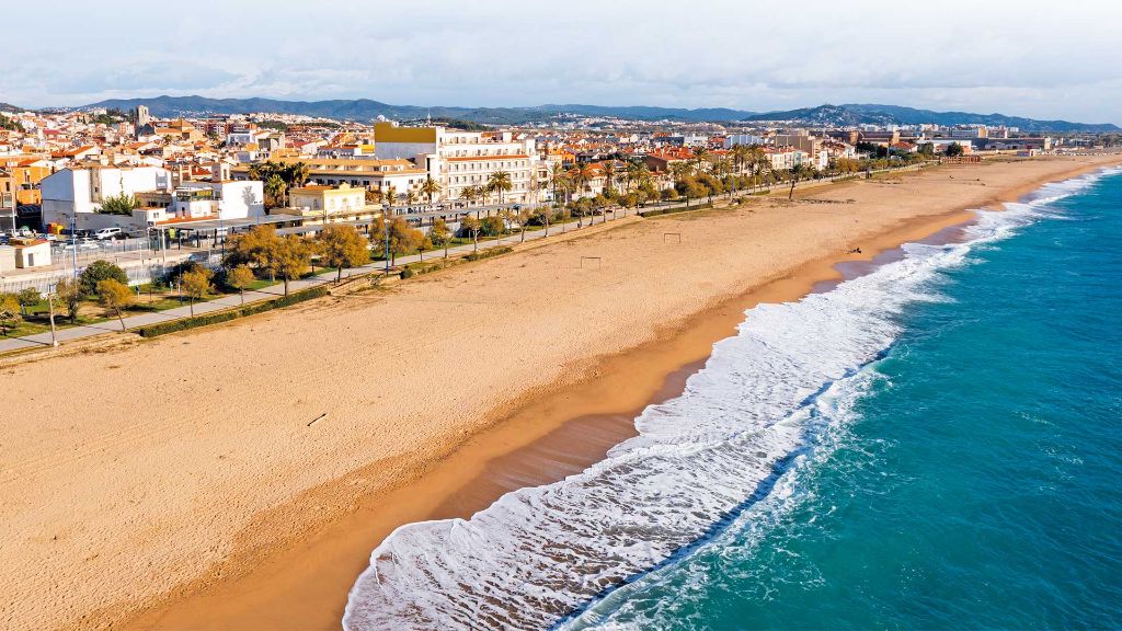 Viva España an der Costa Brava - Strand von Malgrat de Mar