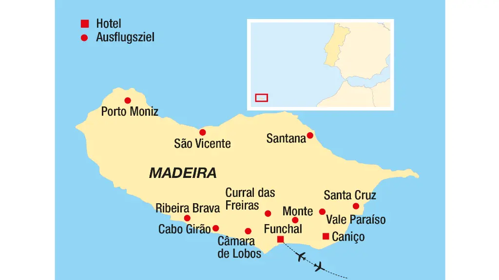 Blütenzauber auf Madeira_Karte