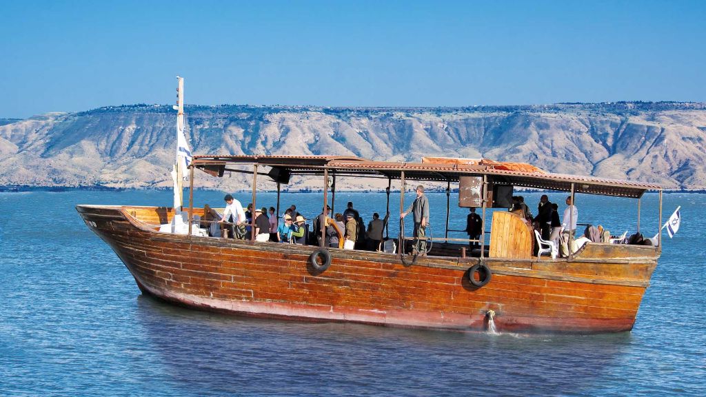 Israel & Jordanien Bootsfahrt auf dem See Genezareth
