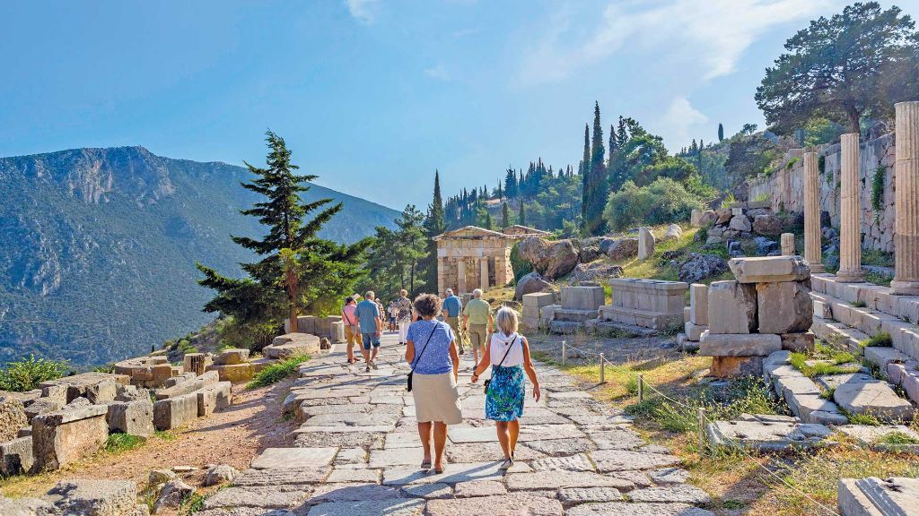 Griechenland Athen und die Kulturschaetze der Peloponnes -Orakel von Delphi 