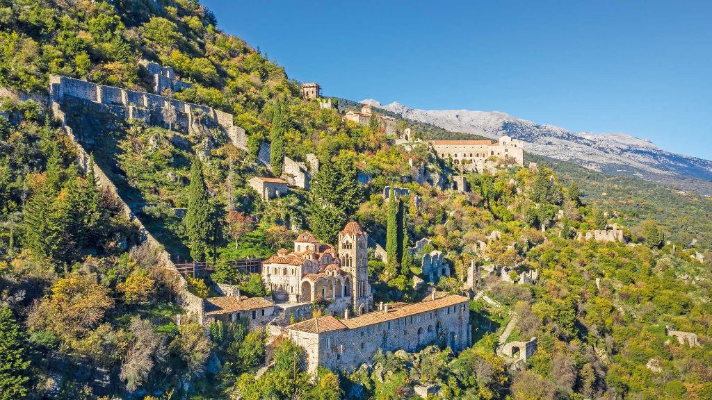 Griechenland Athen und die Kulturschaetze der Peloponnes - Ruinenstadt Mystras