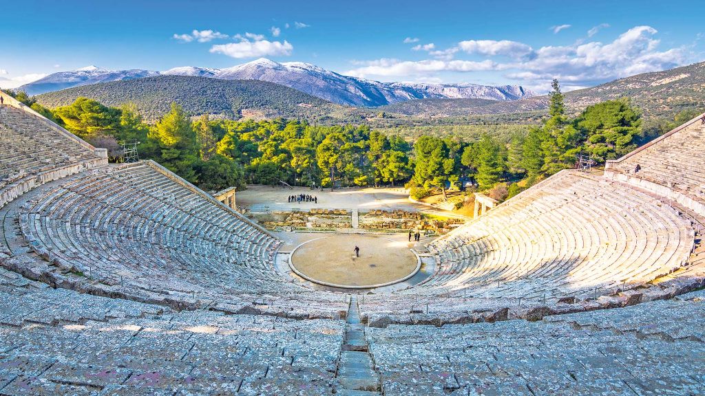 Griechenland Athen und die Kulturschaetze der Peloponnes - Theater von Epidauros