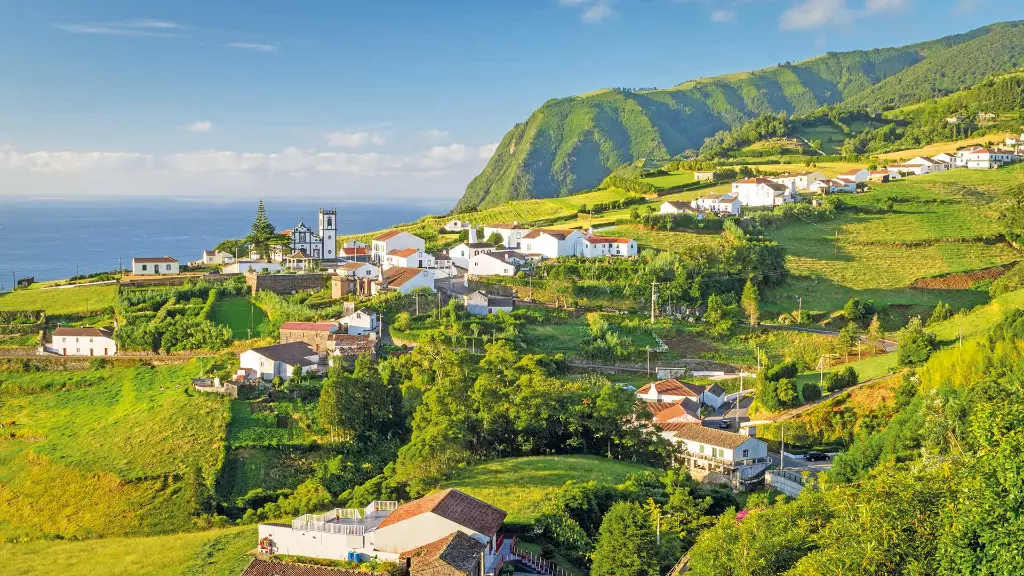 Azoren-Insel São Miguel Blick auf Nordeste
