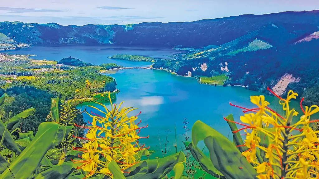 Azoren-Insel São Miguel Lagoa Sete Cidades