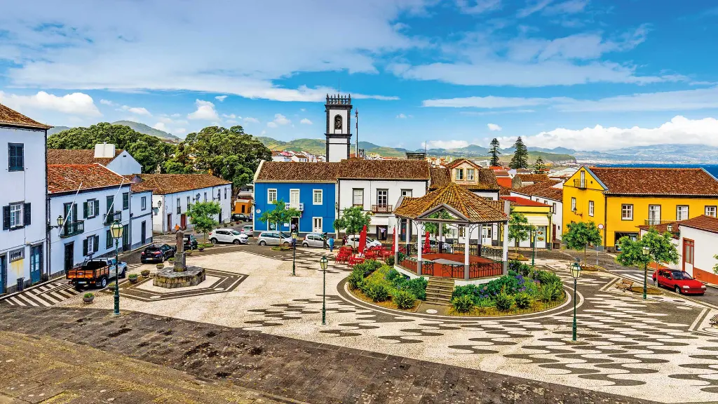 Azoren-Insel São Miguel Marktplatz Ribeira Grande