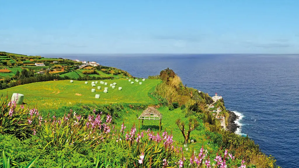Azoren-Insel São Miguel Nordküste der Insel
