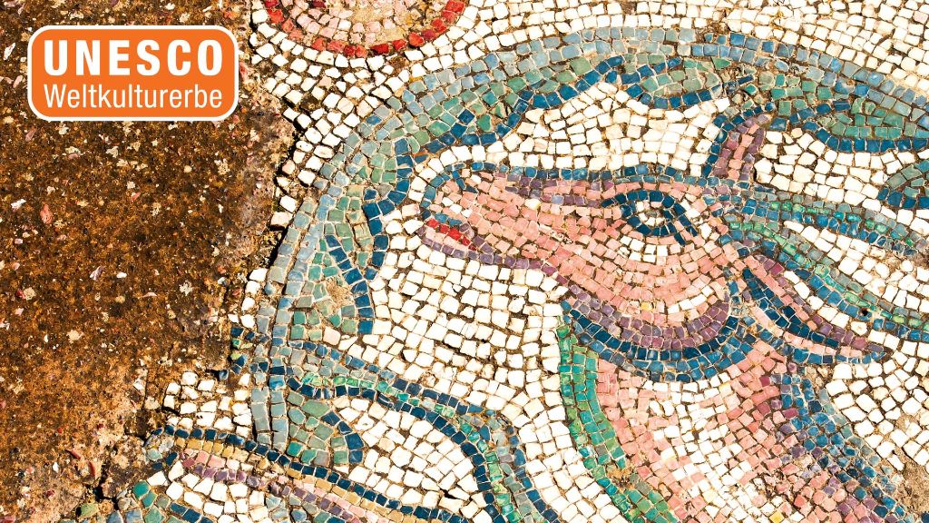 Italien Reise Sizilien und die Liparischen Inseln - Kunstvolle Mosaike der Villa del Casale