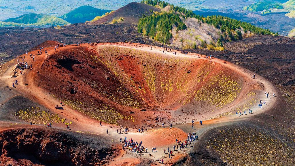 Italien Reise Sizilien und die Liparischen Inseln - Silvestri Krater